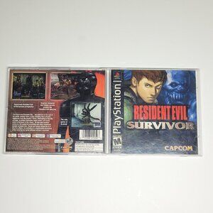Resident Evil Survivor Playstation 1 ps1 psone reg card